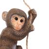 Handmade Monkey Hanging Ornament Cute Animal Statue Garden Climbing Monkey Figurine  Home Decor