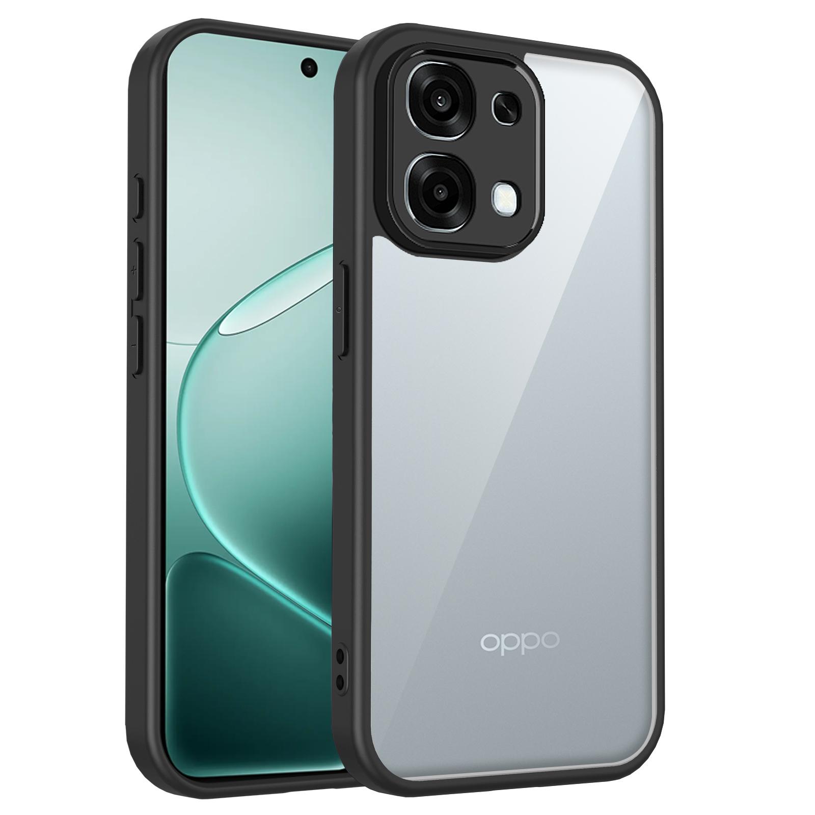 

Чохол для Oppo A6 Pro CPH2799 CPH2781 Силіконовий бампер з повітряною подушкою Прозора матова задня кришка Жорсткий чохол для телефону для Oppo A6 Pro A6Pro 2025 Pc + tpu&Oppo A6 Pro чорний