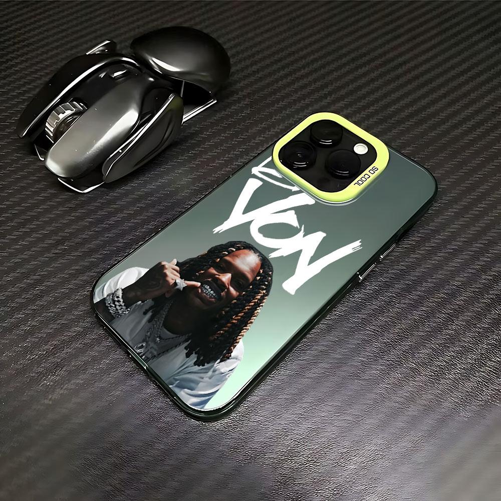 K-King Von Phone Case For iPhone 17 16e 16 15 14 13 12 11 mini Pro Max X XR XSMAX 8 7 Air Plus Anti Fall Matte Back Cover
