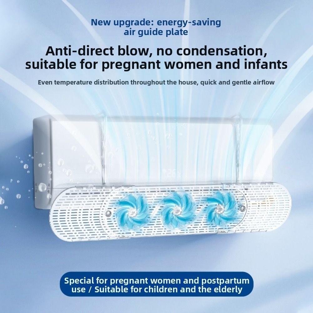 Anti Direct Blowing Air Conditioner Windshield Expandable Scalable Air Guide Plate  Pregnant Women