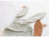 Baby Bunny Ear Hat: Nordic Tie-Up Spring/Summer Fetal Cap with Ear Protection.