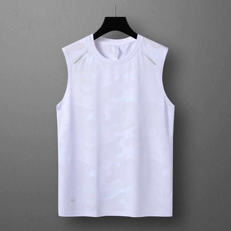 Men's Quick-Dry Sleeveless Ice Silk Sports Tank Top