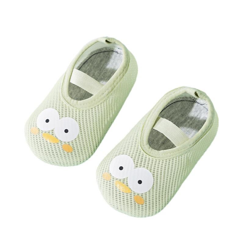 Children's Breathable Non-slip Summer Floor Socks for Baby & Toddler 1-3 Years Unisex Cute Cartoon Design Slip-On Closure
