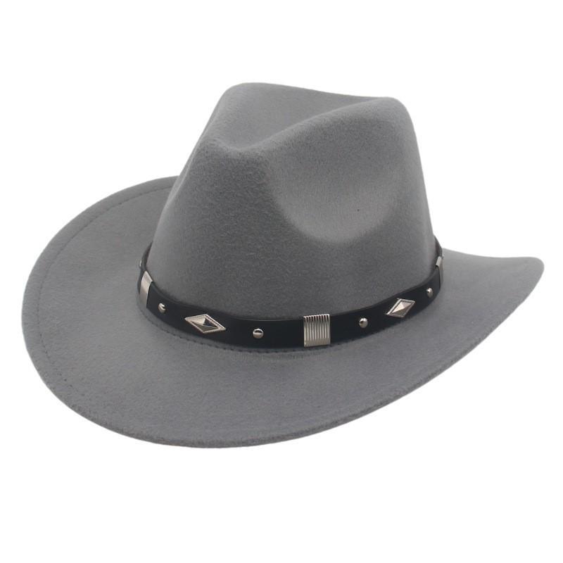 Cowboy Hat With Wide Brim And Adjustable Size For Western Dance Performances