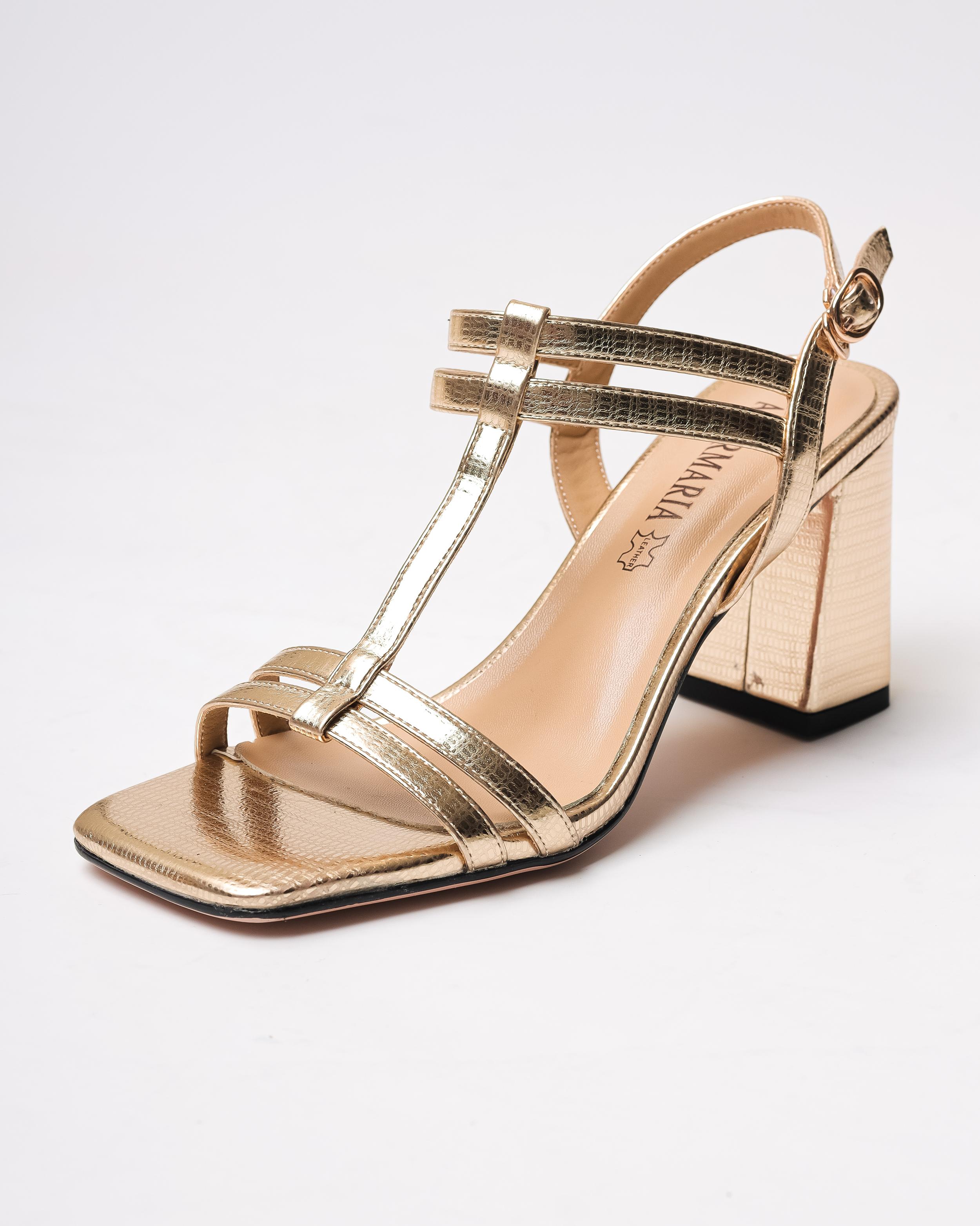 

Aiformaria high-heeled sandals 93682934 36 golden leather 40 золотий