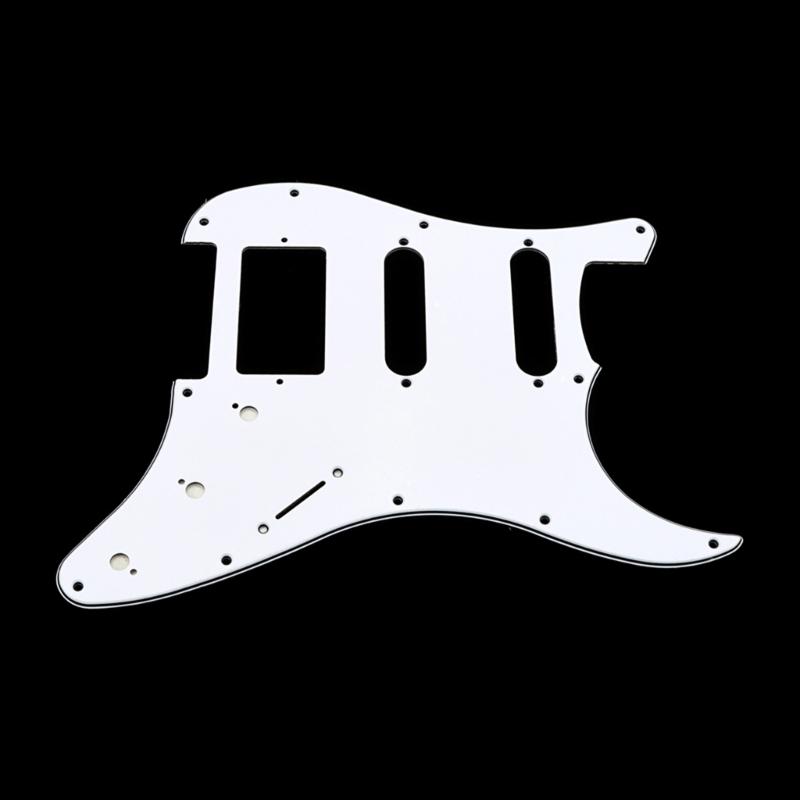 Multicolor 11Hole SSH Guitar Pickguard Scratch Plate For ST SQ Electric Guitars 3-Ply SSH Guitar Pickguard Guitar Parts