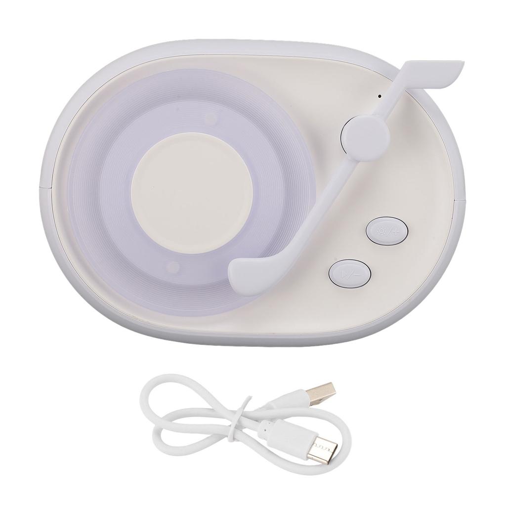 Speaker Night Light Streamer Record Player Beside Lamp Mood Ambient Light Bedroom Desktop