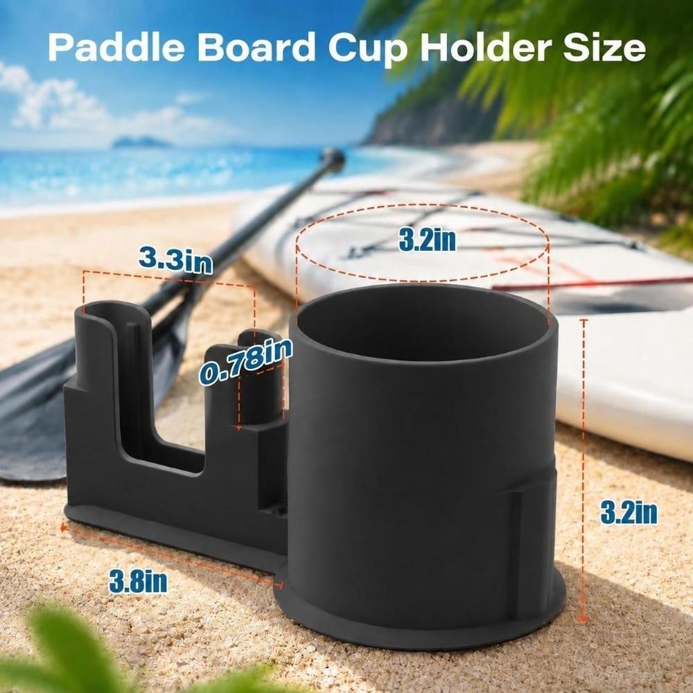 2 in 1 Paddle Board Cup Holder Plastic Paddle Board Storage Accessory Water Activities