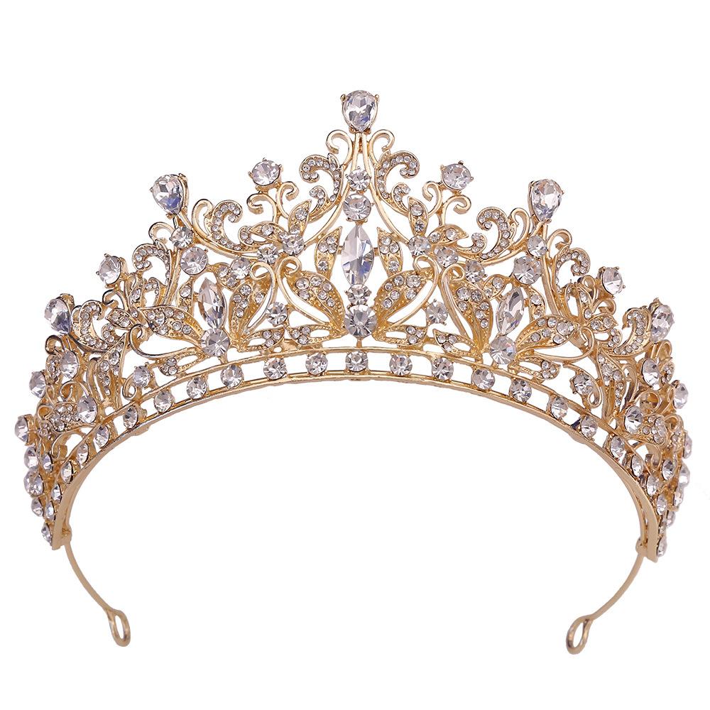 Crown Bridal Luxurious Diamond Crystal Crown Photo Birthday Wedding Dress Wedding Accessories