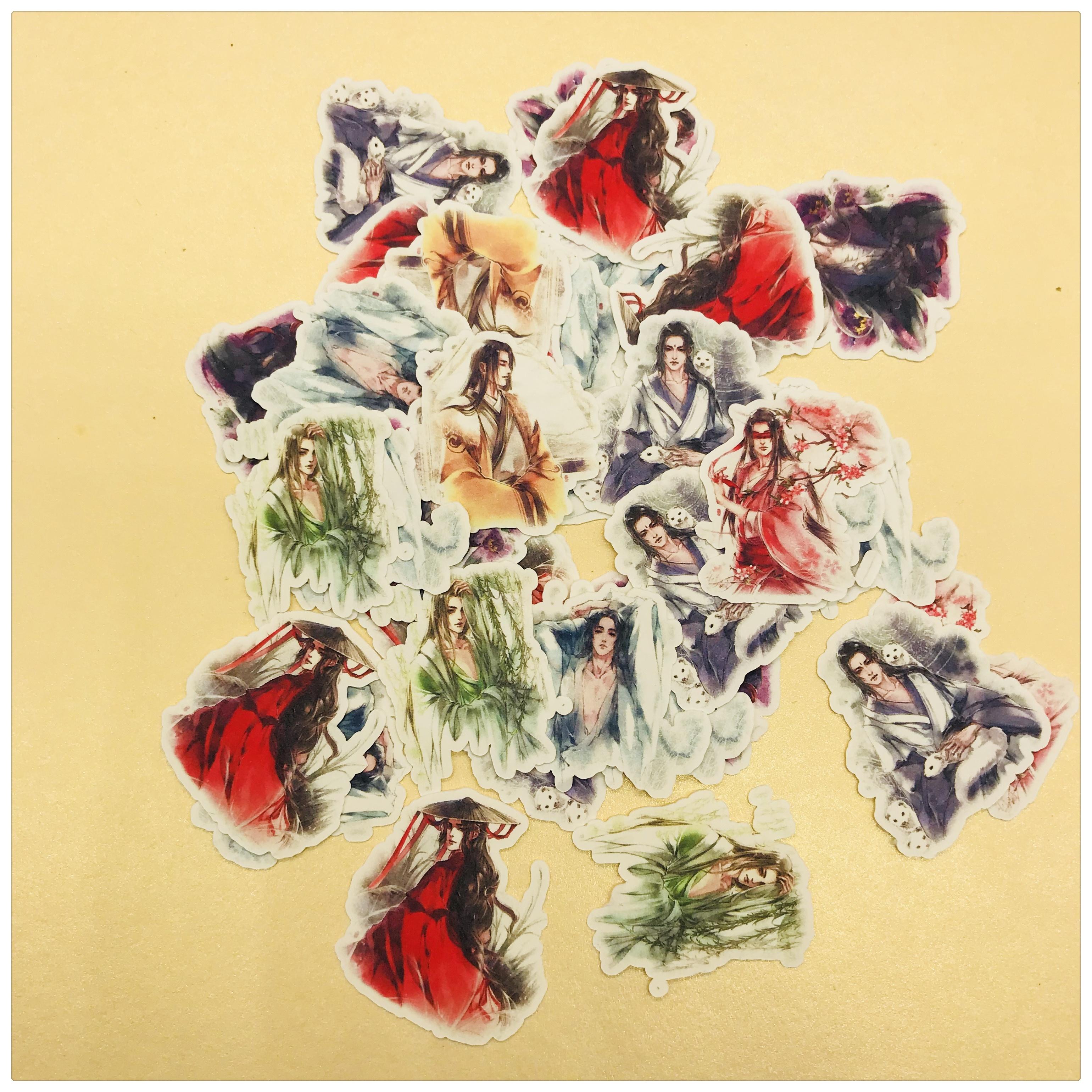 

39Pcs/Pack Wuxia Characters Sticker DIY Craft Scrapbooking Album Journal Happy Planner Decorative Stickers светло-серый