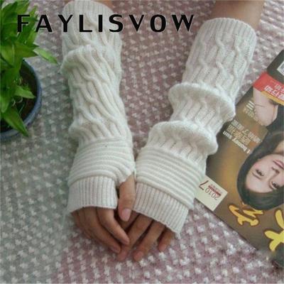 Women Half Finger Gloves Fingerless Arm Warmers Fingerless Gloves