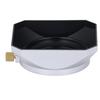 Lens Hood Silver Retro Square Lens Hood Shade for 40.5MM Digital Camera Mirrorless Camera Lens