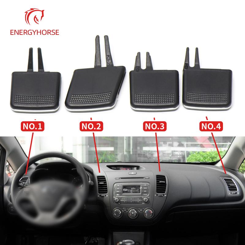Auto Car Front Center A/C Air Conditioner Vent Outlet Tab Clip Repair Kit for Kia K3 2011-2018 Automobiles Accessories