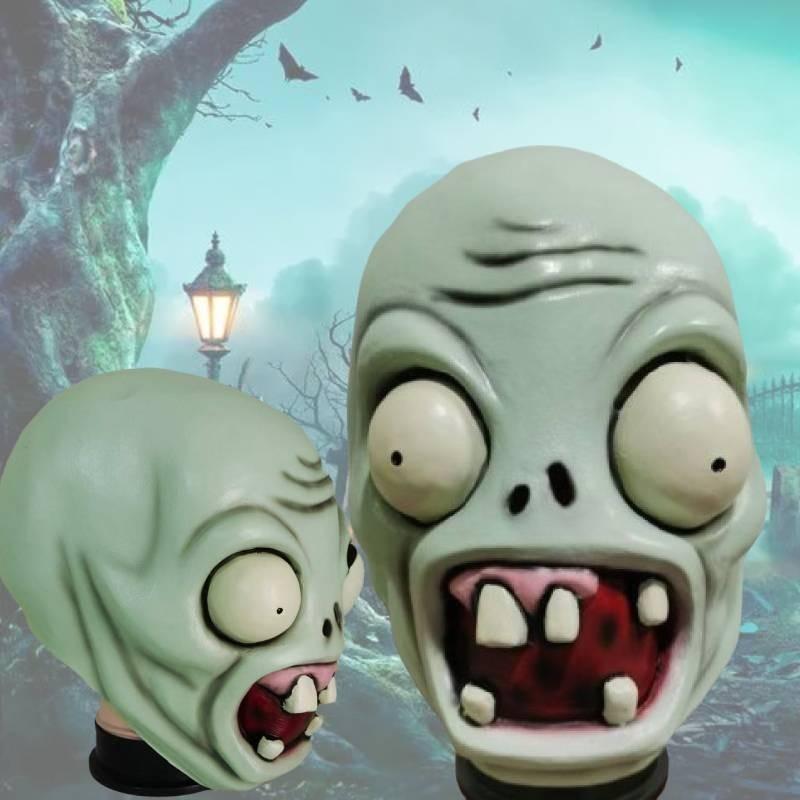 Zombies Vs Plants Pvz Mask Latex Halloween Prop Cosplay Headpiece Accessory