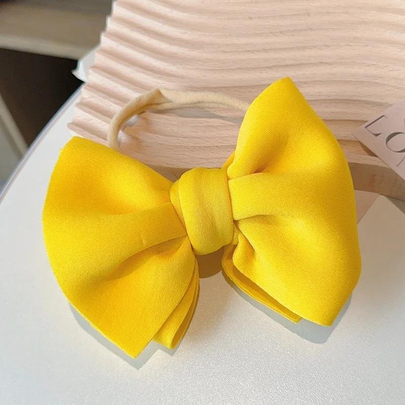 Baby Girl Bows Headband Newborn Turban Big Hairband Accessory Kids HairBand Outdoor Toddler Children HeadWrap Hair Accessories