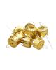 Bauble Pendants 16mm Gold 12 Pcs. | ZW-5894