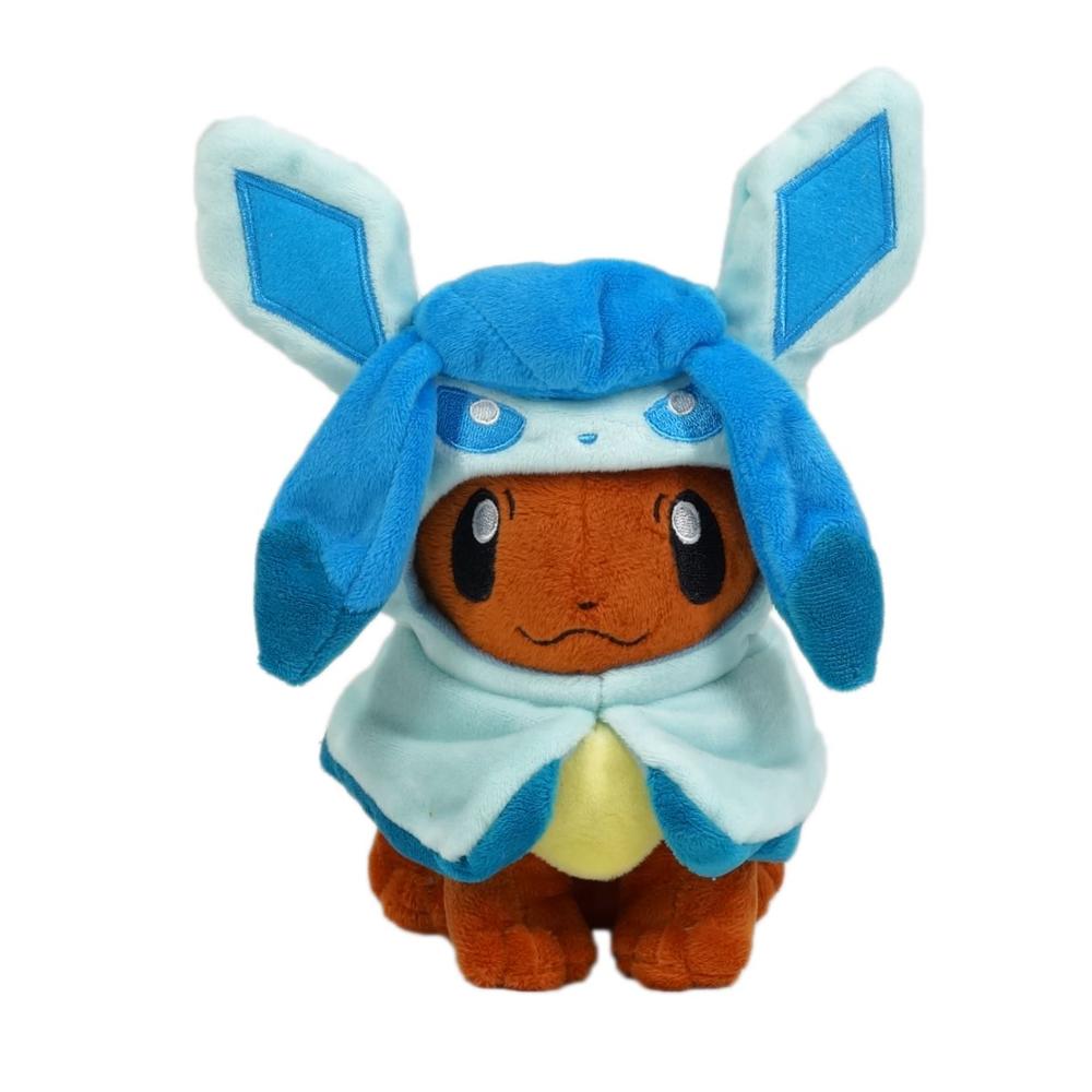 7 Stile 8" Pokemon Evoli Poncho Umbreon Espeon Blitza Voltobal Aquana Psiana Flamara Plüschtier Stofftiere