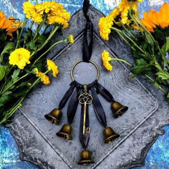 Cloche De Sorcière – Carillon Éolien Protection & Décoration – Éloigne Les Mauvaises Énergies, Style Boho Witchy