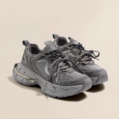 Skinny Thick-soled Dad Shoes Women's Autumn Mesh Breathable Student Leisure Sports Running Shoes