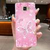 For Samsung Galaxy A5 2016 A3 2016 A7 2017 Case Flower Butterfly Soft Silicone Clear TPU Cover For Samsung A3 A5 2017 Cases Capa