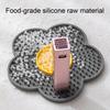 Silicone Pet Licking Mat Slow Feeder Mat with Suction Cups Flower Shape Lick Mat Prevents Overeating for Cats Dogs