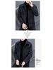 Men's Velvet-Lined Wool Jacket - Warm Winter Short Coat
