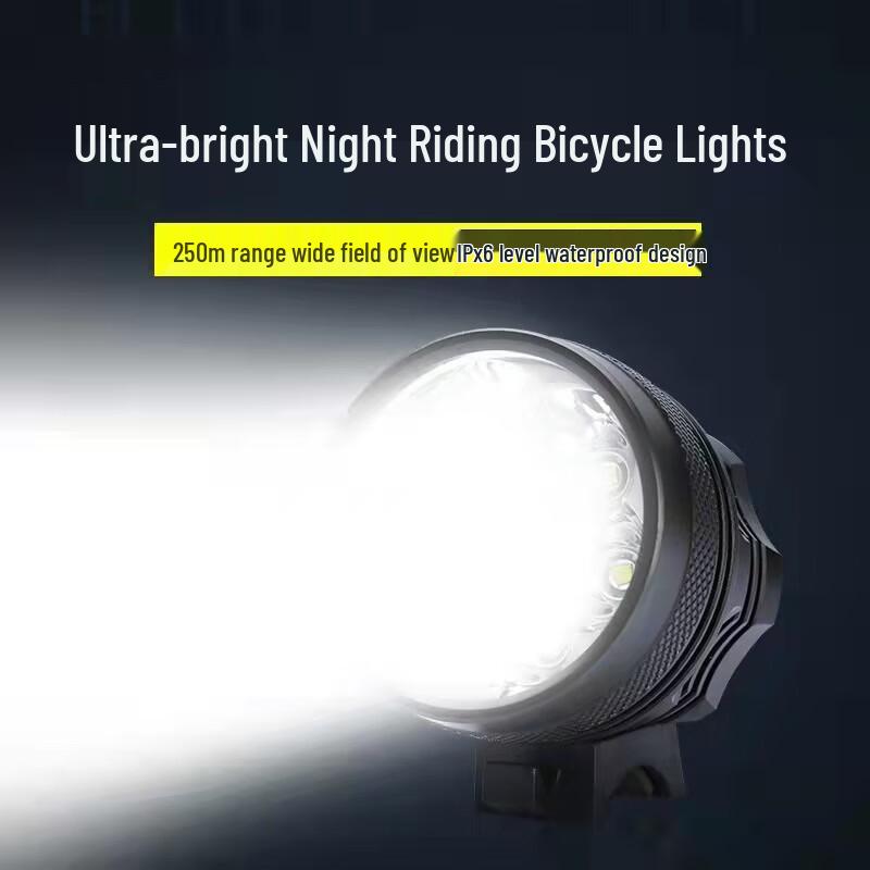 Su Hua Wei USB Rechargeable LED Bicycle Headlight