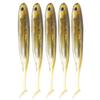5pcs Artificial Fishing Bait Soft PVC Paddle Tail Shad Fish Lures Fish Tackle Accessory