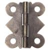 46PCS Bronze Box Hardware Small Size Box Hinges Angle Code Latch Hook Hasp  Cabinet