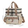 Outdoor Camouflage Picnic Bag Large Capacity Insulated Lunch Box Oxford Cloth Ice Bag for Travel