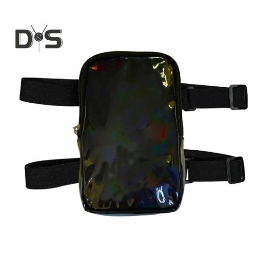 Venkovní stehenní taška Vodotěsná Nastavitelná Elastická Páska Zapínání na zip Přenosná Fanny Pack Velká kapacita s vnitřní síťovanou kapsou Jogging Turistika Cestování