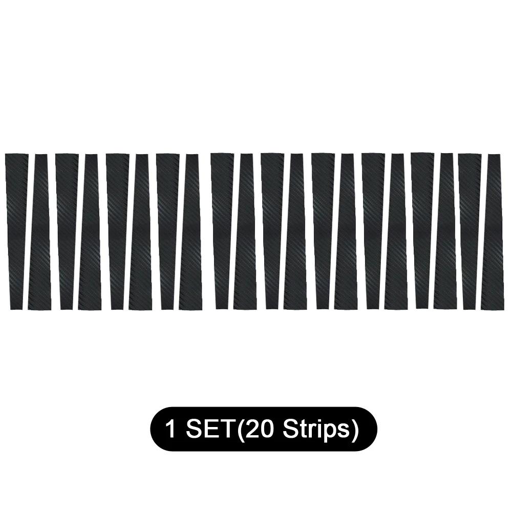 20 Teile/satz Auto Auto Styling Aufkleber Aufkleber Carbon Fiber Kratzschutz Film Radnabe Felge Zubehör für VW Volkswagen Golf 7