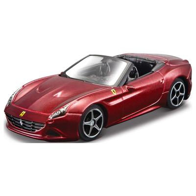 Tomica Presents Burago Race Play Series 3 Inch Ferrari California T & (Open Top) (Red)