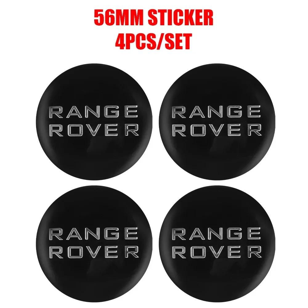 For Land Rover Range Rover SVR 2 Evoque Discovery 3 Freelander  56mm Car Wheel Center Hub Cap Tire Cover Sticker Decoration
