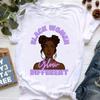 They Whispered To Her You Can'T Withstand The Storm She Whispered Back I Am The Storm Print T-Shirt Women Black Girl Magic Shir
