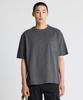 Stico Diems [Pigment Dyed] Pocket Round T-Shirt_Charcoal (Oversized)_Dtsvb62Csc