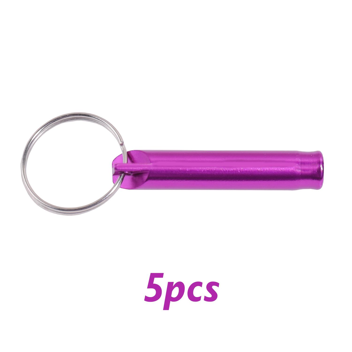 

5Pcs Custom Text Whistle Pendant Customized Name Keychain Aluminum Alloy Camping Tool Personalized Name Outdoor Survival Whistle