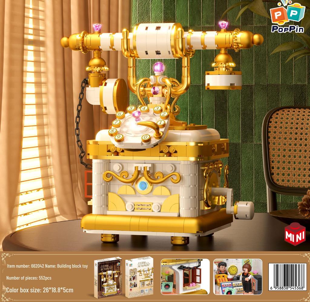 Mini Retro Radio & Fridge Washing Machine Building Blocks Toys - Compatible with Lego, Great Gift for Girls