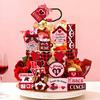 17Pcs/Set Valentine's Day Tiered Tray Decoration Love Heart Gnome Wooden Table Sign Rustic Farmhouse Desktop Layered