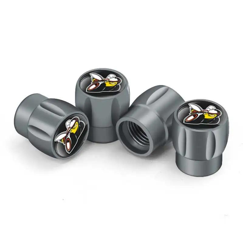 4 Stück Legierung Auto Rad Reifen Ventilschaftkappen Abdeckung für Dodge DURANGO AVENGER CALIBER CARAVAN Challenger CHARGER RAM SRT SXT Viper PP2