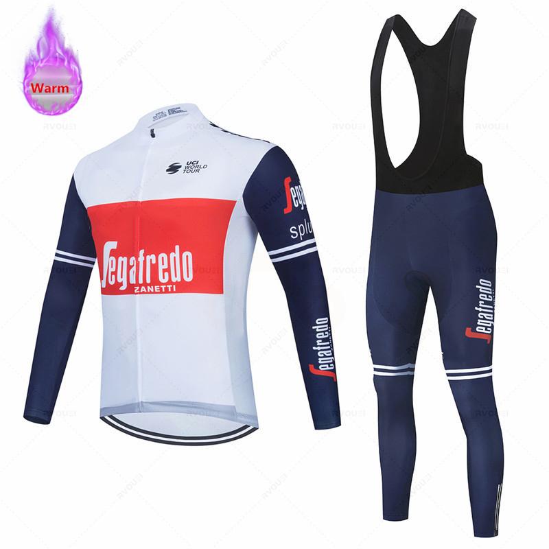 Mens, Warm Mountain Bike Wear, Racing Bicycle Clothing, Suit, 2026 Winter Fleece Warm Cycling Suit Set