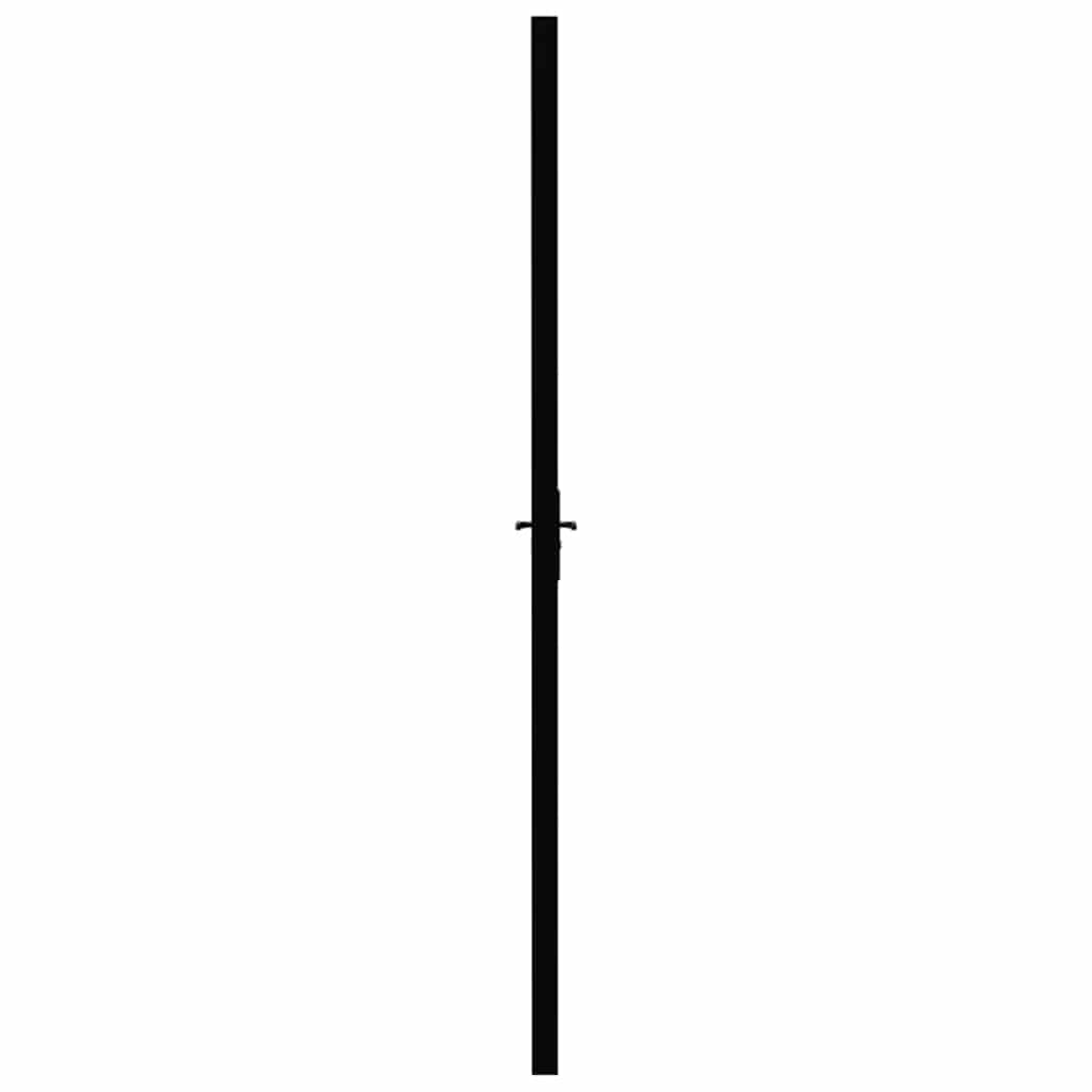 Vidaxl Drzwi Wewnętrzne, Szkło Esg I Aluminium, 102,5X201,5 Cm, Czarne