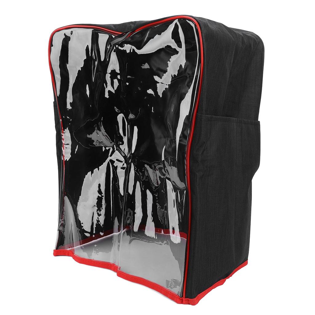 Stand Mixer Cover Water Resistant Oxford Cloth Transparent Front Kitchen Mixer Dust Proof Cover with Pockets