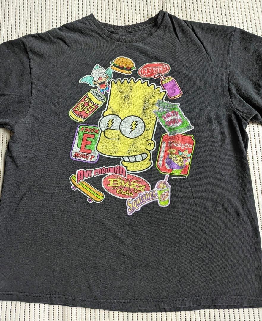 The Simpsons Bart T-Shirt Black Size XL XXXL