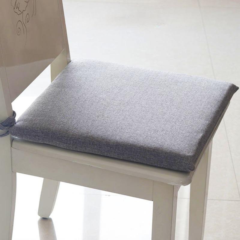Linen Cushion Japanese Tatami Mat Comfortable Breathable Office Chair Cushion Bedroom Bay Window Living Room Floor Cushion