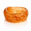 New wide version irregular resin bracelet female niche design smudging Japanese and Korean retro minimalist jewelry