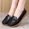 Scarpe Basse da Donna Mocassini Scarpe da Guida in Pelle Mocassini Floreale Casual Slip-on Estive Scarpe da Infermiera per Madre Taglie Grandi