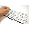 KOKUYO Number Stickers 0 to 9 10 types 600 pieces L-FCH White