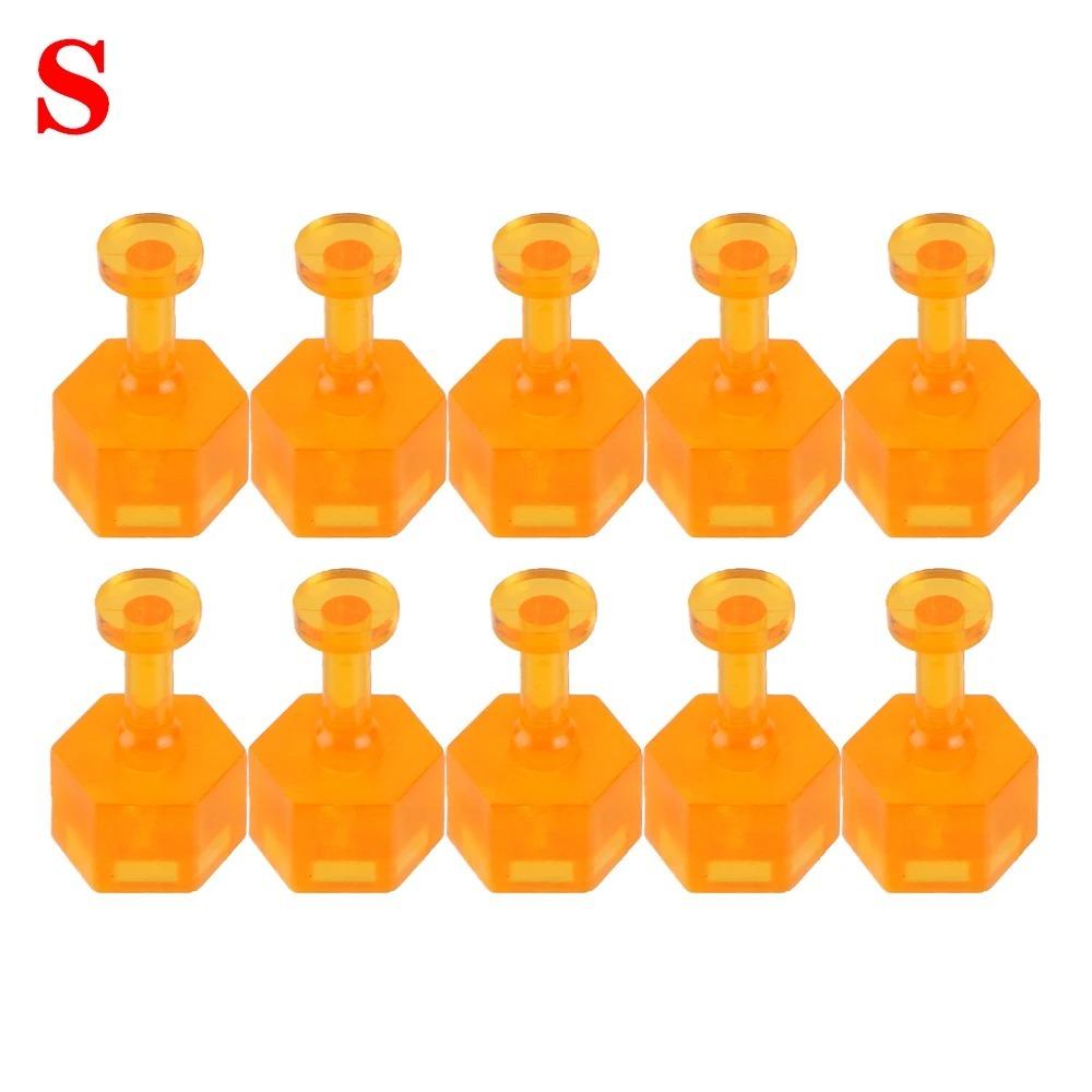 10Pcs Orange Dent Repair Tool Pull Tab Design Car Dent Repair Tool  Auto Dent Removal 7MM