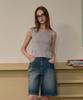 JUCYJUDY Asymmetrical Sleeveless Knit Jzkt321C